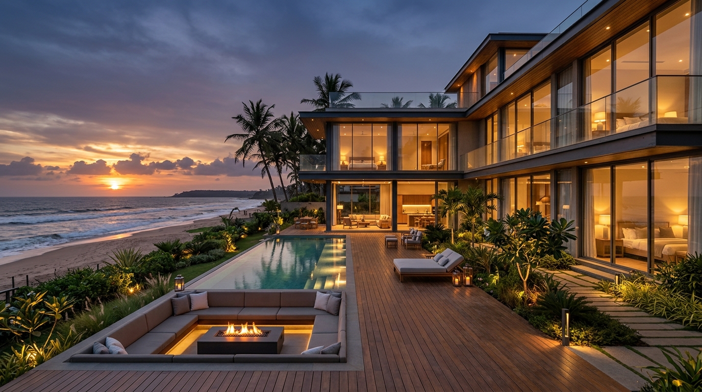 4BHK Azure Beachfront Villa